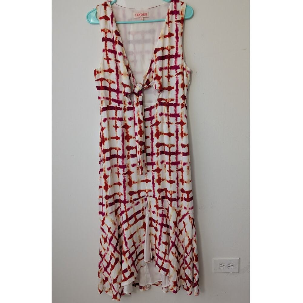 leyden midi dress